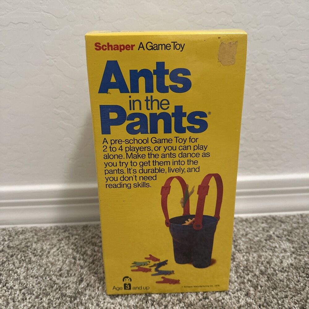 Ants In The Pants Game by Schaper #404 Vintage 1976 Brand New Sealed
